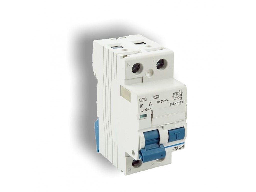 PROTEK T40-30-2 40A 30mA RCD 2 Pole 2 Module